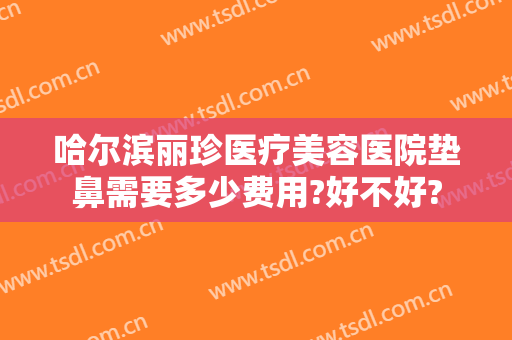 哈尔滨丽珍医疗美容医院垫鼻需要多少费用?好不好?