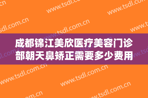 成都锦江美欣医疗美容门诊部朝天鼻矫正需要多少费用?靠谱吗?(成都锦江区美欣医疗美容)