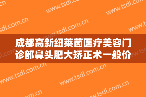成都高新纽莱茵医疗美容门诊部鼻头肥大矫正术一般价位是多少?靠谱吗?