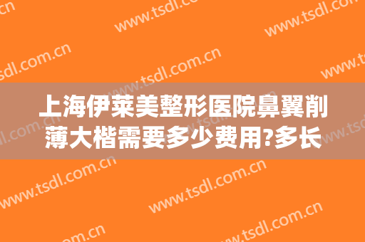 上海伊莱美整形医院鼻翼削薄大楷需要多少费用?多长时间恢复?(上海医莱美整形医院)