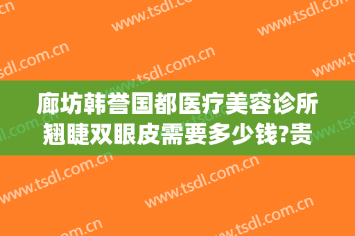 廊坊韩誉国都医疗美容诊所翘睫双眼皮需要多少钱?贵不贵?(excel输入前面字母即可显示之前输入过的信息)