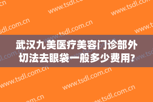 武汉九美医疗美容门诊部外切法去眼袋一般多少费用?靠谱吗?(武汉去眼袋手术)