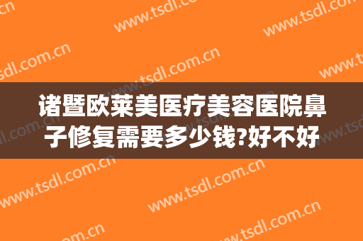诸暨欧莱美医疗美容医院鼻子修复需要多少钱?好不好?(love me blue)