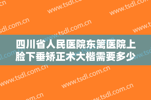 四川省人民医院东篱医院上脸下垂矫正术大楷需要多少费用?好不好?