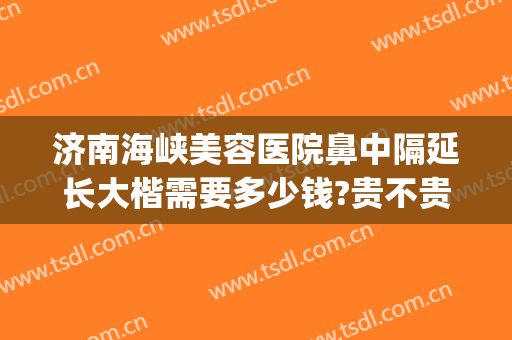 济南海峡美容医院鼻中隔延长大楷需要多少钱?贵不贵?(鼻延长术大概多少钱)