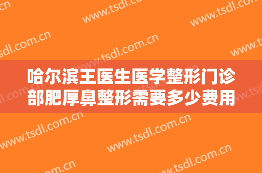 哈尔滨王医生医学整形门诊部肥厚鼻整形需要多少费用?需要多久恢复?