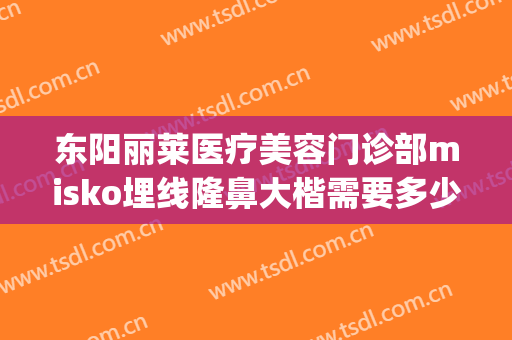 东阳丽莱医疗美容门诊部misko埋线隆鼻大楷需要多少钱?可靠吗?(东阳丽莱国际整形是正规的吗)