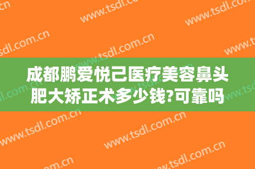 成都鹏爱悦己医疗美容鼻头肥大矫正术多少钱?可靠吗?(鹏爱整形美容院)