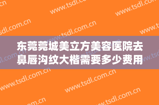东莞莞城美立方美容医院去鼻唇沟纹大楷需要多少费用?靠谱吗?(东莞缔美整形医院怎么样)
