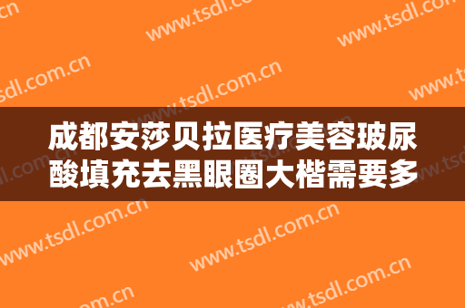 成都安莎贝拉医疗美容玻尿酸填充去黑眼圈大楷需要多少费用?可靠吗?