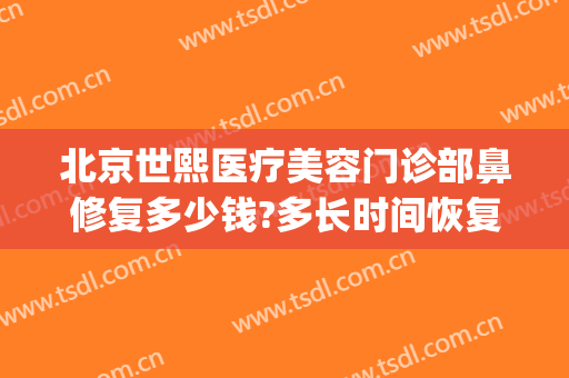 北京世熙医疗美容门诊部鼻修复多少钱?多长时间恢复?(北京世熙医疗美容专家)