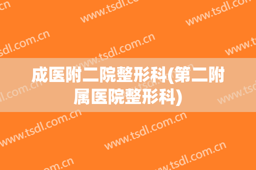 成医附二院整形科(第二附属医院整形科)