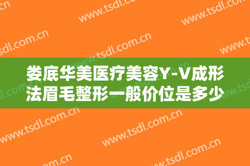 娄底华美医疗美容Y-V成形法眉毛整形一般价位是多少费用?效果怎么样?