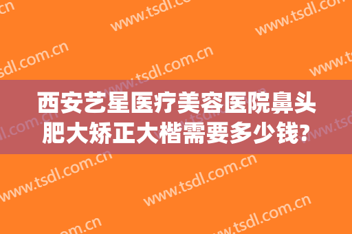 西安艺星医疗美容医院鼻头肥大矫正大楷需要多少钱?怎么样?(星艺整形歪鼻矫正)