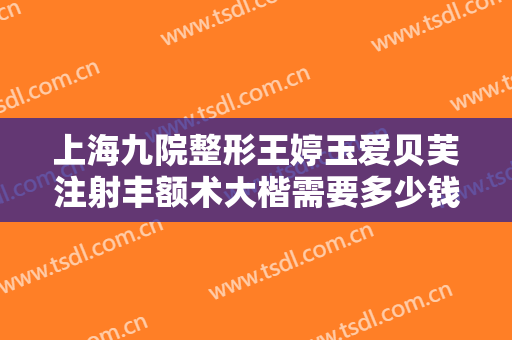 上海九院整形王婷玉爱贝芙注射丰额术大楷需要多少钱?靠谱吗?