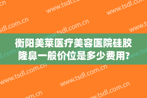 衡阳美莱医疗美容医院硅胶隆鼻一般价位是多少费用?效果怎么样?(衡阳美莱美容整形医院电话)