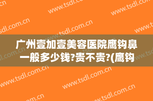 广州壹加壹美容医院鹰钩鼻一般多少钱?贵不贵?(鹰钩鼻做整形多少钱)