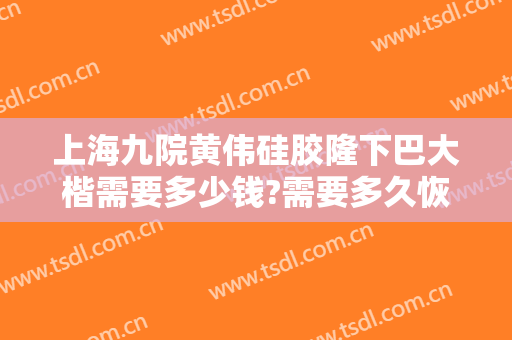 上海九院黄伟硅胶隆下巴大楷需要多少钱?需要多久恢复?