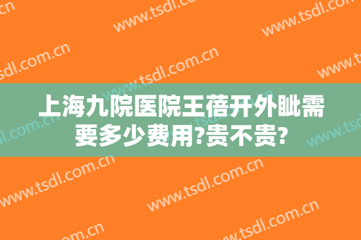 上海九院医院王蓓开外眦需要多少费用?贵不贵?