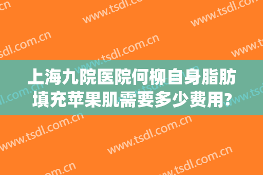 上海九院医院何柳自身脂肪填充苹果肌需要多少费用?贵不贵?(上海九院脂肪填充多少钱)