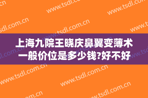 上海九院王晓庆鼻翼变薄术一般价位是多少钱?好不好?(上海九院鼻翼缩小手术价格)
