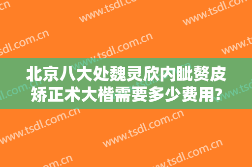 北京八大处魏灵欣内眦赘皮矫正术大楷需要多少费用?贵不贵?