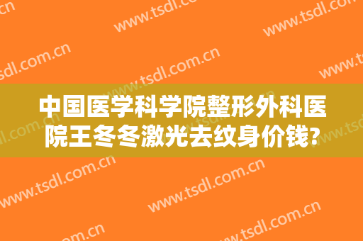 中国医学科学院整形外科医院王冬冬激光去纹身价钱?多长时间恢复?