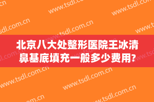 北京八大处整形医院王冰清鼻基底填充一般多少费用?贵不贵?(北京八大处整鼻子大概多少钱)