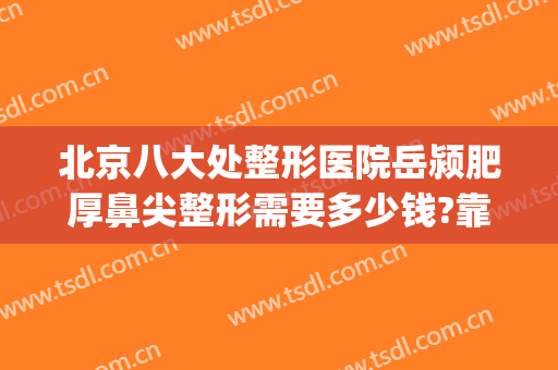 北京八大处整形医院岳颍肥厚鼻尖整形需要多少钱?靠谱吗?(北京八大处鼻部整形)