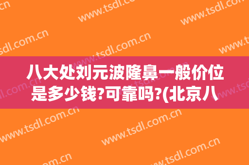 八大处刘元波隆鼻一般价位是多少钱?可靠吗?(北京八大处整鼻子大概多少钱)