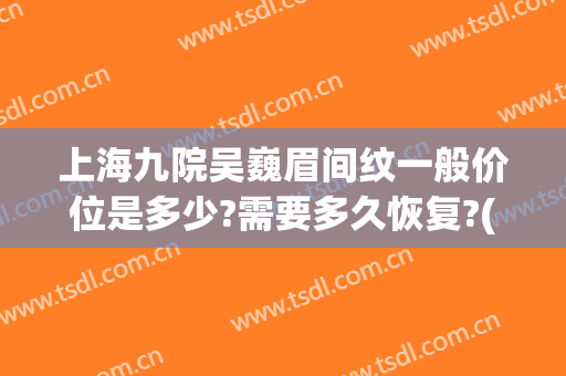 上海九院吴巍眉间纹一般价位是多少?需要多久恢复?(上海九院纹眉效果怎么样)