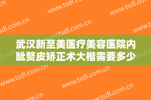 武汉新至美医疗美容医院内眦赘皮矫正术大楷需要多少费用?需要多久恢复?