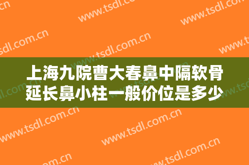 上海九院曹大春鼻中隔软骨延长鼻小柱一般价位是多少?多长时间恢复?