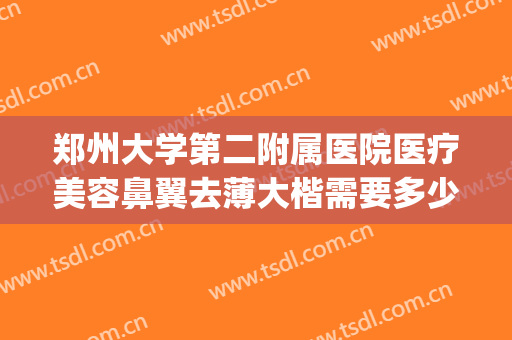 郑州大学第二附属医院医疗美容鼻翼去薄大楷需要多少钱?好不好?(郑州整鼻子多少钱)