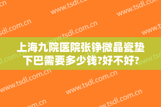 上海九院医院张铮微晶瓷垫下巴需要多少钱?好不好?