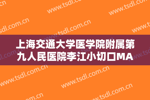 上海交通大学医学院附属第九人民医院李江小切口MACS提升术需要多少钱?有哪些优势?