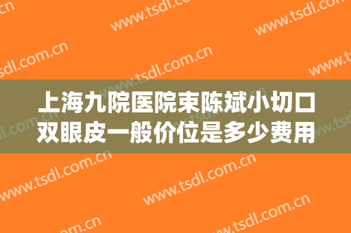 上海九院医院束陈斌小切口双眼皮一般价位是多少费用?靠谱吗?(上海九院顾斌双眼皮案例)
