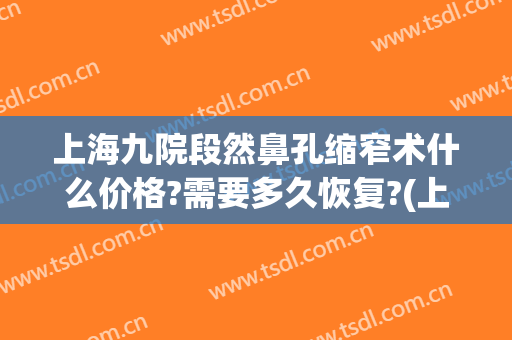 上海九院段然鼻孔缩窄术什么价格?需要多久恢复?(上海九院鼻头缩小多少钱)