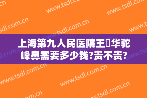 上海第九人民医院王珮华驼峰鼻需要多少钱?贵不贵?