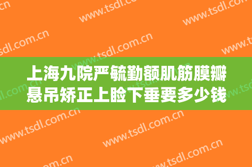 上海九院严毓勤额肌筋膜瓣悬吊矫正上睑下垂要多少钱?靠谱吗?(上海九院做上眼睑下垂要多少钱)