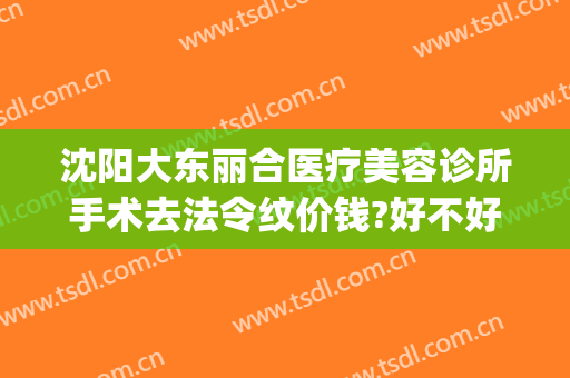沈阳大东丽合医疗美容诊所手术去法令纹价钱?好不好?(沈阳大东区医美)