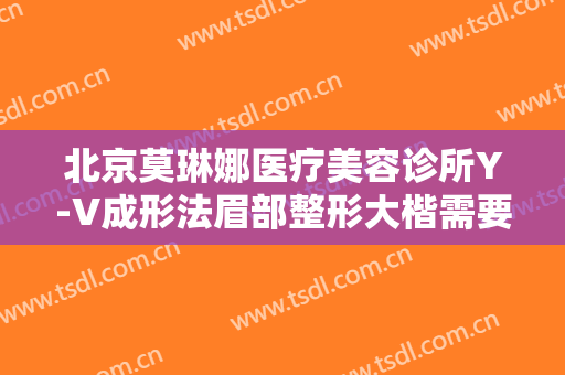 北京莫琳娜医疗美容诊所Y-V成形法眉部整形大楷需要多少费用?好不好?