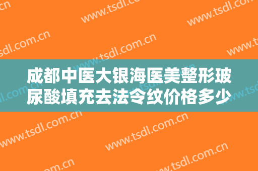 成都中医大银海医美整形玻尿酸填充去法令纹价格多少钱?怎么样?