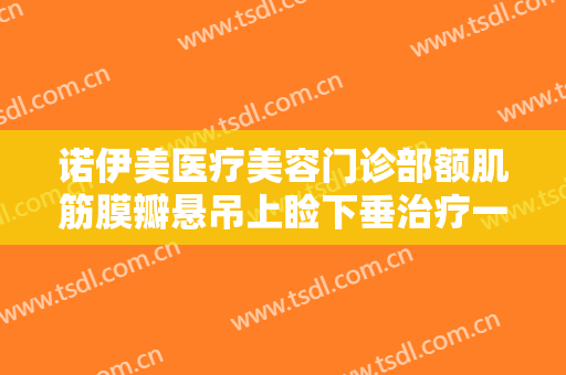 诺伊美医疗美容门诊部额肌筋膜瓣悬吊上睑下垂治疗一般价位是多少费用?怎么样?