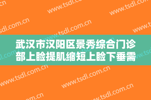武汉市汉阳区景秀综合门诊部上睑提肌缩短上睑下垂需要多少钱?贵不贵?