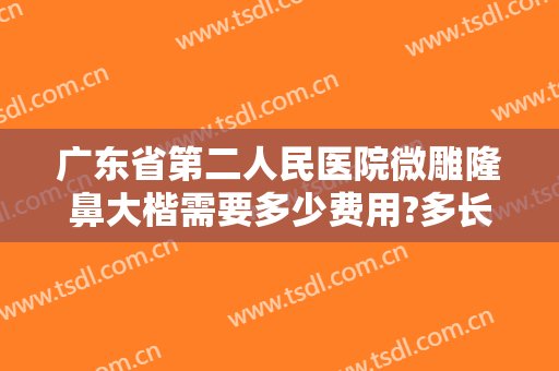 广东省第二人民医院微雕隆鼻大楷需要多少费用?多长时间恢复?