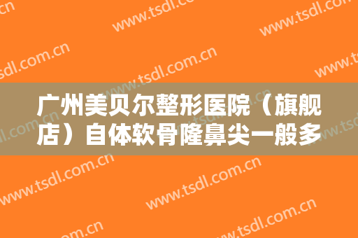广州美贝尔整形医院（旗舰店）自体软骨隆鼻尖一般多少钱?有哪些优势?