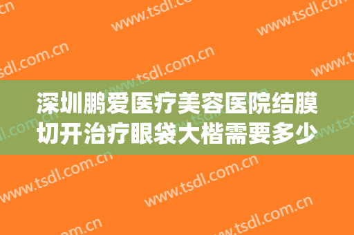 深圳鹏爱医疗美容医院结膜切开治疗眼袋大楷需要多少费用?靠谱吗?(深圳眼袋手术最好的医院)
