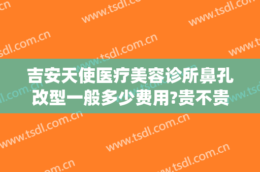 吉安天使医疗美容诊所鼻孔改型一般多少费用?贵不贵?(吉安天使整形)