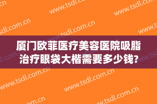 厦门欧菲医疗美容医院吸脂治疗眼袋大楷需要多少钱?好不好?(厦门华美整形医院割眼袋大概多少钱?)
